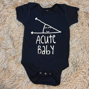 " Acute baby" Size 18 month onesie